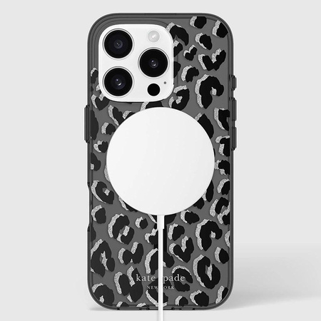 Kate Spade New York Protective MagSafe - Hülle für iPhone 16 Pro (City Leopard)