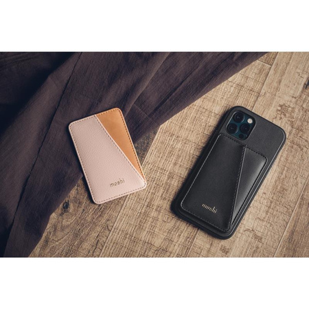 Moshi Slim Wallet - Magnetic Wallet (SnapTo™ System) (Luna Pink)
