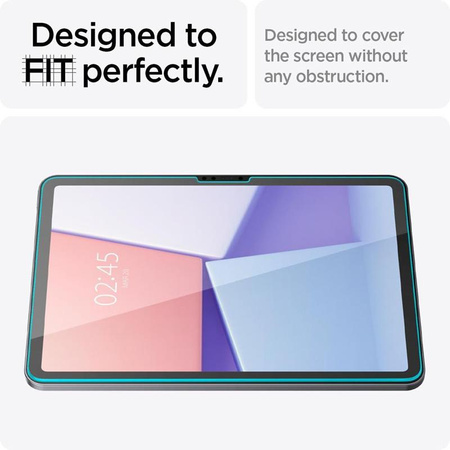 Spigen GLAS.TR EZ FIT - Verre trempé pour iPad Air 11" M3 (2025) / M2 (2024) (Transparent)