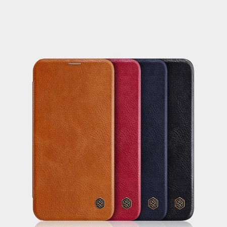 Nillkin Qin Leather Case - Case for Apple iPhone 12 Pro Max (Black)