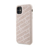 Karl Lagerfeld Quilted K Pattern - iPhone 11 Tasche (Rosa)