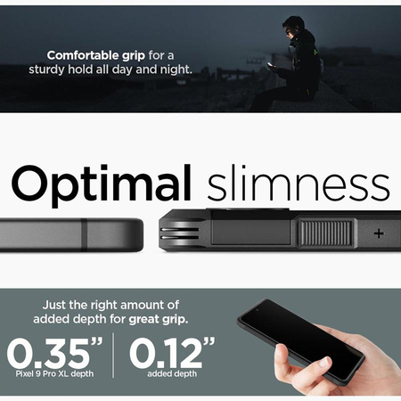 Spigen Tough Armor - tok Google Pixel 9 Pro XL készülékhez (fekete)