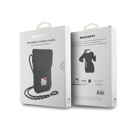 Hello Kitty Leather Daydreaming Cord - Handytasche (schwarz)