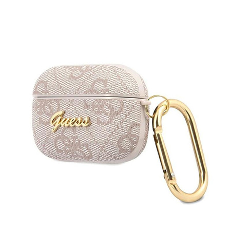 Guess 4G Script Metal Collection- AirPods Pro tok (rózsaszín)