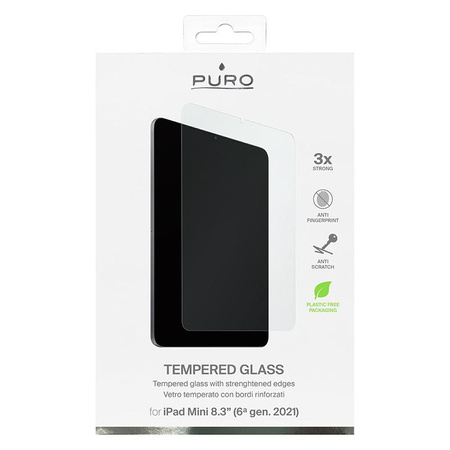 PURO Tempered screen protection glass for iPad mini 6 (2021)