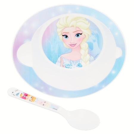 Frozen - Zestaw do mikrofali (miseczka i łyżka)