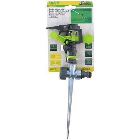 Kinzo - 2-function 1/2 inch rotary sprinkler