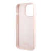 Karl Lagerfeld Silikon Iconic Karl`s Head - iPhone 13 Pro Tasche (rosa)