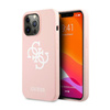 Guess Silicone 4G Big Logo - Coque iPhone 13 Pro Max (rose)