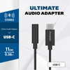 Energizer Ultimate - Adaptateur audio USB-C vers jack 3,5 mm 11 cm (noir)