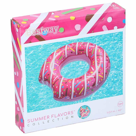 Bestway - Donut / Donutförmiges Schwimmrad (rosa)
