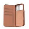 ETUI Z KLAPKĄ DO IPHONE 17 PRO MAX do MAGSAFE MOSHI SKÓRZANE MAGNETYCZNE