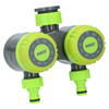 Kinzo - Programmateur d'irrigation, double, 0-120 min