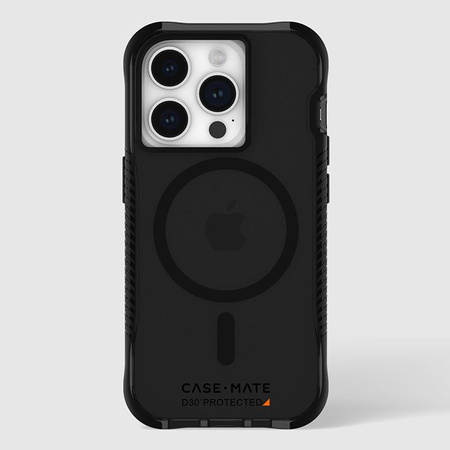 Case-Mate Tough Grip Plus D3O MagSafe - iPhone 15 Pro tok (füst/fekete)