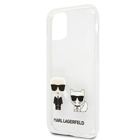 Karl Lagerfeld Ikonik & Choupette - iPhone 11 / iPhone XR Case (transparent)