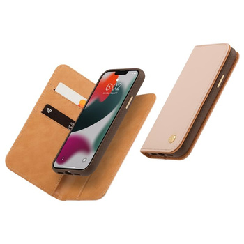 Moshi Overture - 3-in-1 iPhone 13 Pro Max Flip Case (antibakterielles NanoShield™) (Luna Pink)
