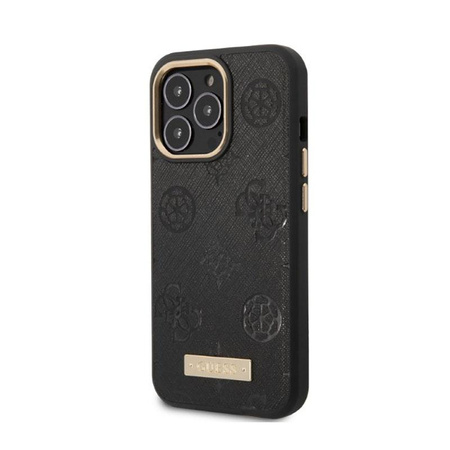 Guess Peony Logo Plate MagSafe - iPhone 13 Pro Max Case (black)