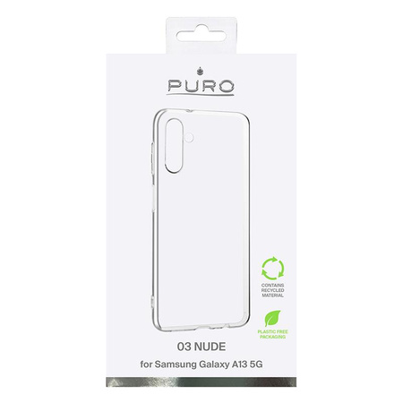 PURO 0.3 Nude - Samsung Galaxy A13 5G ökologische Hülle (transparent)