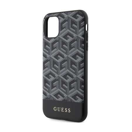 Guess GCube Stripes MagSafe - iPhone 11 Case (Black)