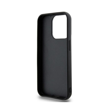 DKNY 3D Rubber Repeat Pattern - iPhone 15 Pro Case (black)