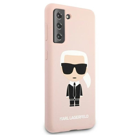 Karl Lagerfeld Fullbody Silicone Iconic - Etui Samsung Galaxy S21 + (Różowy)