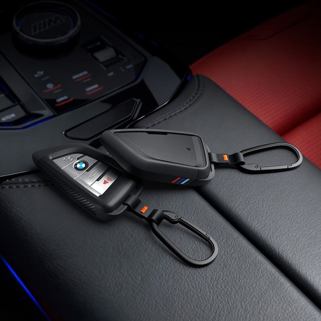 Spigen BK100 - Custodia per chiave auto per BMW Smart Key serie G (nero)