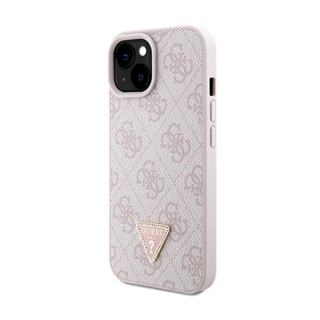 Guess Crossbody 4G Metal Logo - iPhone 15 Case (pink)