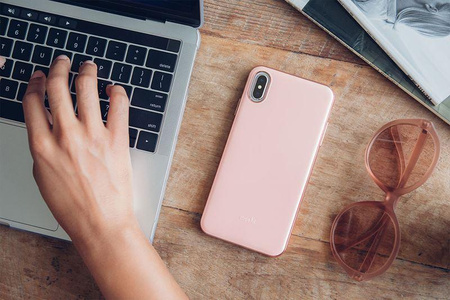 Moshi iGlaze - Etui iPhone Xs Max (Taupe Pink)