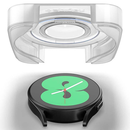 Spigen GLAS.TR EZ FIT 2-Pack - Verre trempé pour Samsung Galaxy Watch 4 / 5 40 mm (2 pcs)
