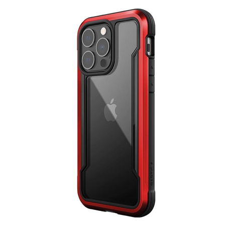 X-Doria Raptic Shield Pro - pouzdro pro iPhone 13 Pro (antibakteriální) (červené)