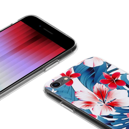 Crong Flower Case - Coque iPhone SE (2022/2020) / 8 / 7 (motif 03)