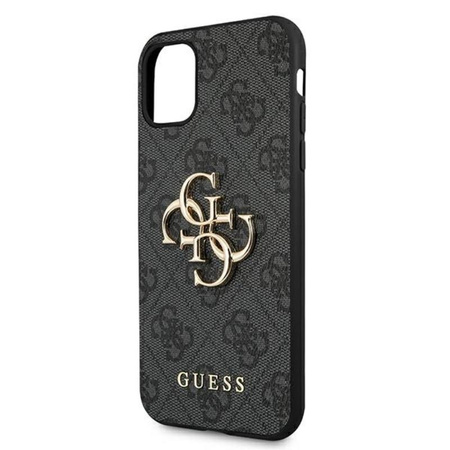 Guess 4G Big Metal Logo - iPhone 11 Tasche (grau)