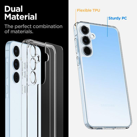 Spigen Ultra Hybrid - Gehäuse für Samsung Galaxy A55 5G (Transparent)