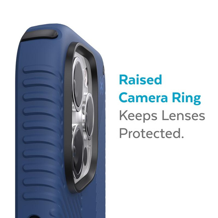 Speck Presidio2 Grip - protiskluzové pouzdro pro iPhone 13 Pro Max (Coastal Blue/Black)