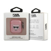 Karl Lagerfeld Choupette Head Glitter - Airpods-Hülle (rosa)