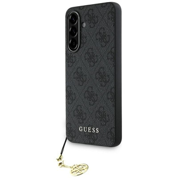 Guess 4G Charms Collection - Case for Samsung Galaxy A56 5G (black)