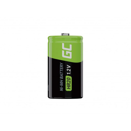 Green Cell - Rechargeable Batteries 4x D R20 HR20 Ni-MH 1.2V 8000 mAh