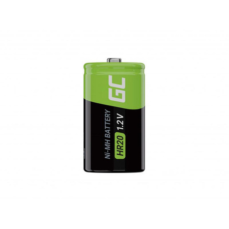 Green Cell - Piles rechargeables 4x D R20 HR20 Ni-MH 1.2V 8000 mAh