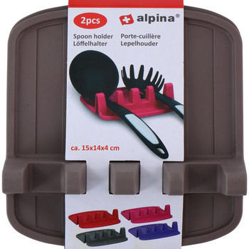 Alpina - Spoon holder / kitchen utensils 2 pcs. (black)