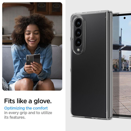 Spigen Airskin - Etui do Samsung Galaxy Z Fold 4 (Przezroczysty)