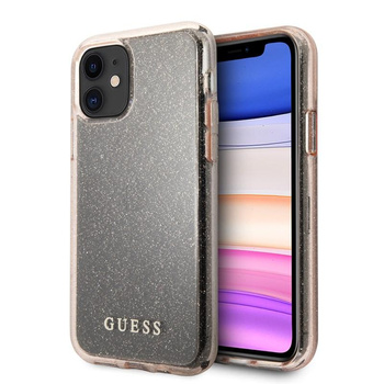 Guess Glitter Case - Coque pour iPhone 11 (rose)