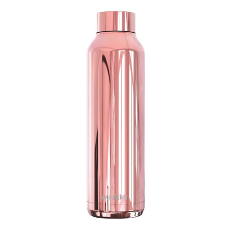 Quokka Solid - Bouteille thermique en acier inoxydable 630 ml (Sleek Rose Gold)