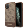 Guess 4G Bottom Stripe Kollektion - iPhone 11 Pro Tasche (braun)