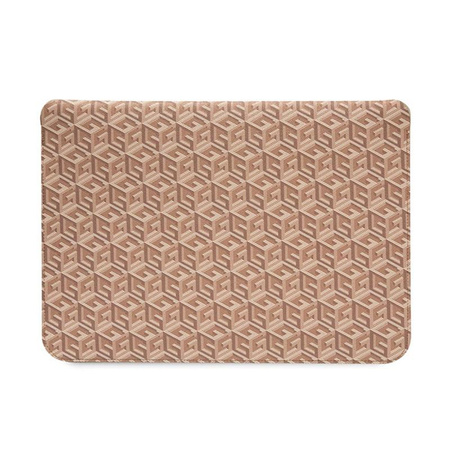Guess GCube Stripes Computer Sleeve - pouzdro na 14" notebook (hnědé)
