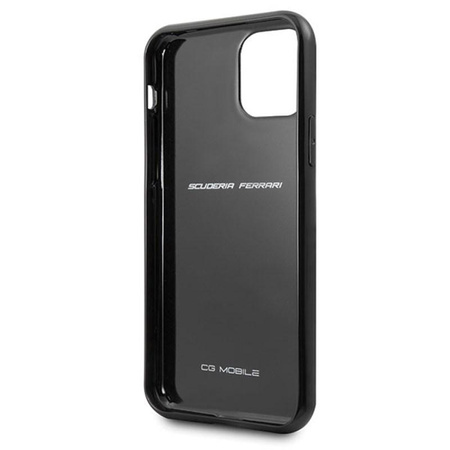 Ferrari Real Carbon Heritage - Coque pour iPhone 11 (noir)