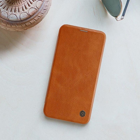 Nillkin Qin Leather Case - Etui Apple iPhone 12 Mini (Brown)