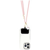 Hello Kitty Patch & Kitty Head Charm - Universal phone strap / lanyard (pink)