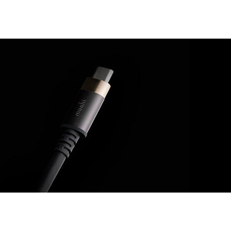 Moshi USB-C Monitor Cable - Kabel USB-C Power Delivery 100W z obsługą 4K/60 Hz (HDR) (Gray/Gold)