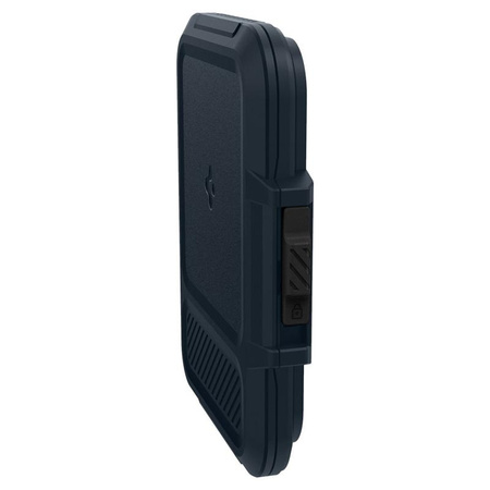 Spigen Lock Fit MagSafe - Portefeuille magnétique (ardoise métallique)