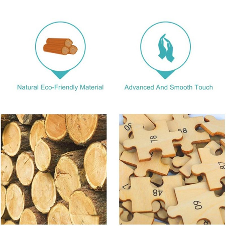 TOP BRIGHT - Puzzle en bois océan (100 el.)